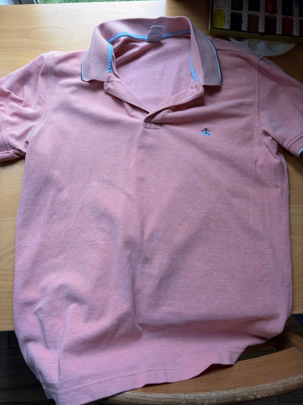 Brooks Brothers Salmon Polo - beautifully worn and soft